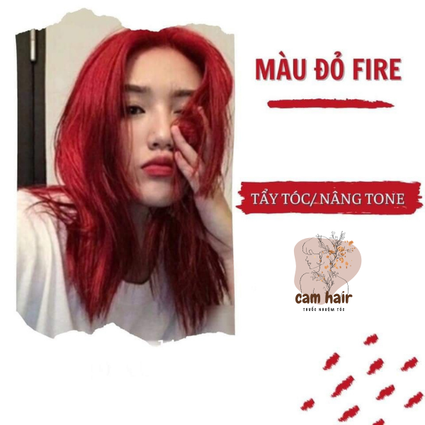 Thuốc nhuộm tóc đỏ fire nhuộm tại nhà