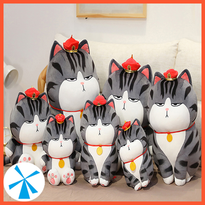 [Xả Kho] Gấu bông hình con mèo hoàng thượng mặt bự đẹp