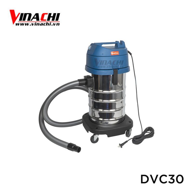 Máy hút bụi - máy hút bụi dongcheng dvc30 vinachi được làm bằng thép không gỉ, có dung tích hộp chứa lớn