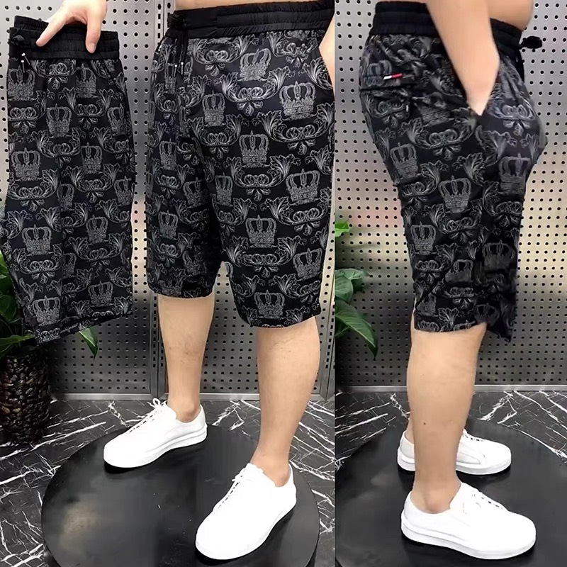 Quần short thun nam cap chun co giãn 4 chiều,short thun nam trend hè năm nay-quần đùi hoa tiết3d-quần lửng thun cho nam