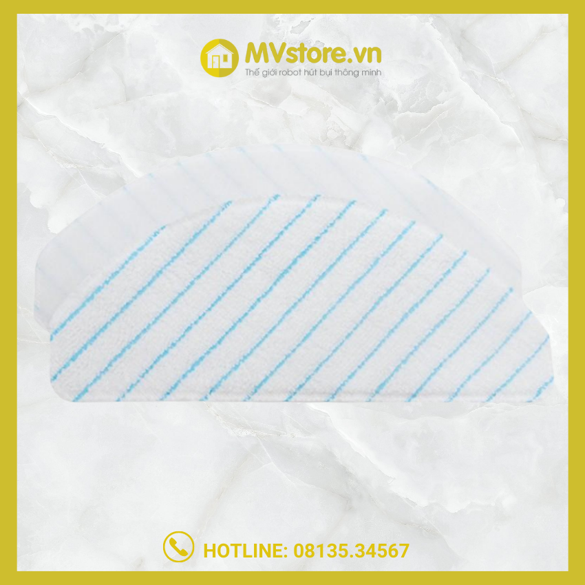 Khăn lau, giẻ lau rung sử dụng 1 lần cho robot hút bụi Ecovacs Deebot T8 aivi, T8 max, T8 power, T8 Aivi Plus, T9 AIVI
