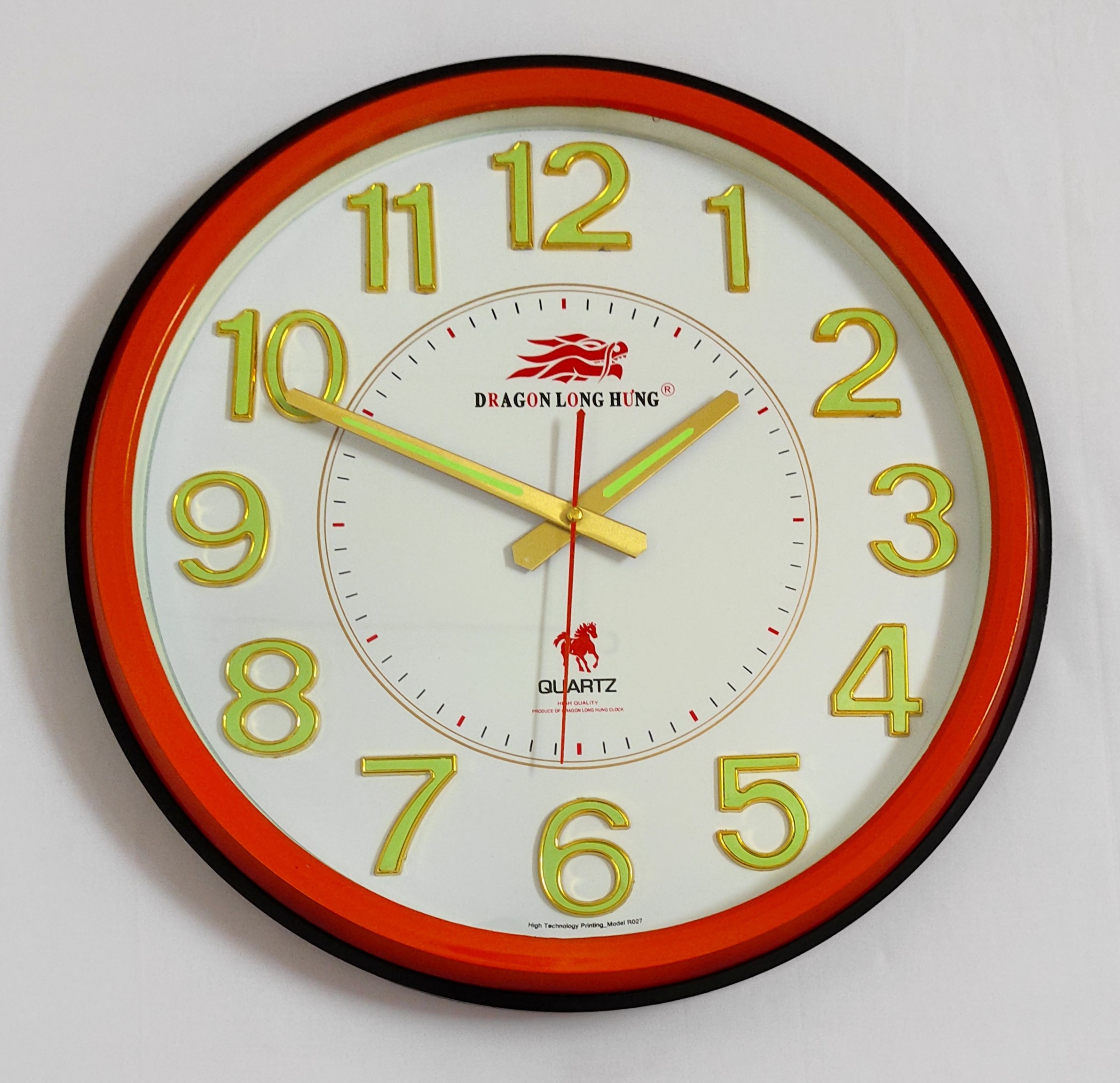 [BIG SIZE] Đồng hồ treo tường số dạ quang mẫu cực lớn 45cm  giá cực rẻ - R027