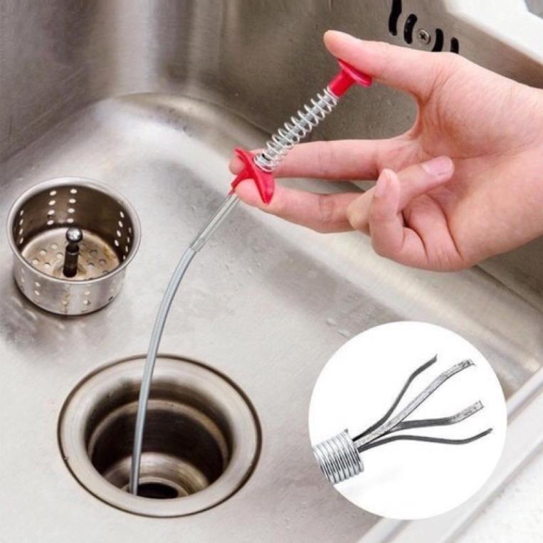 Cây gắp rác thông bồn, thông cống siêu tiện lợi dài 60cm