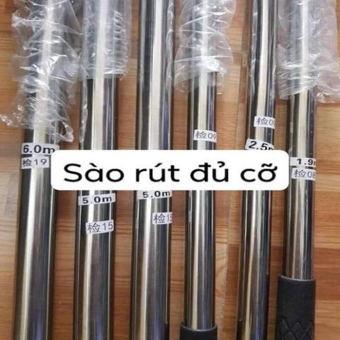 sào bẫy chim treo lồng chim inox tặng kèm móc và túi bổi