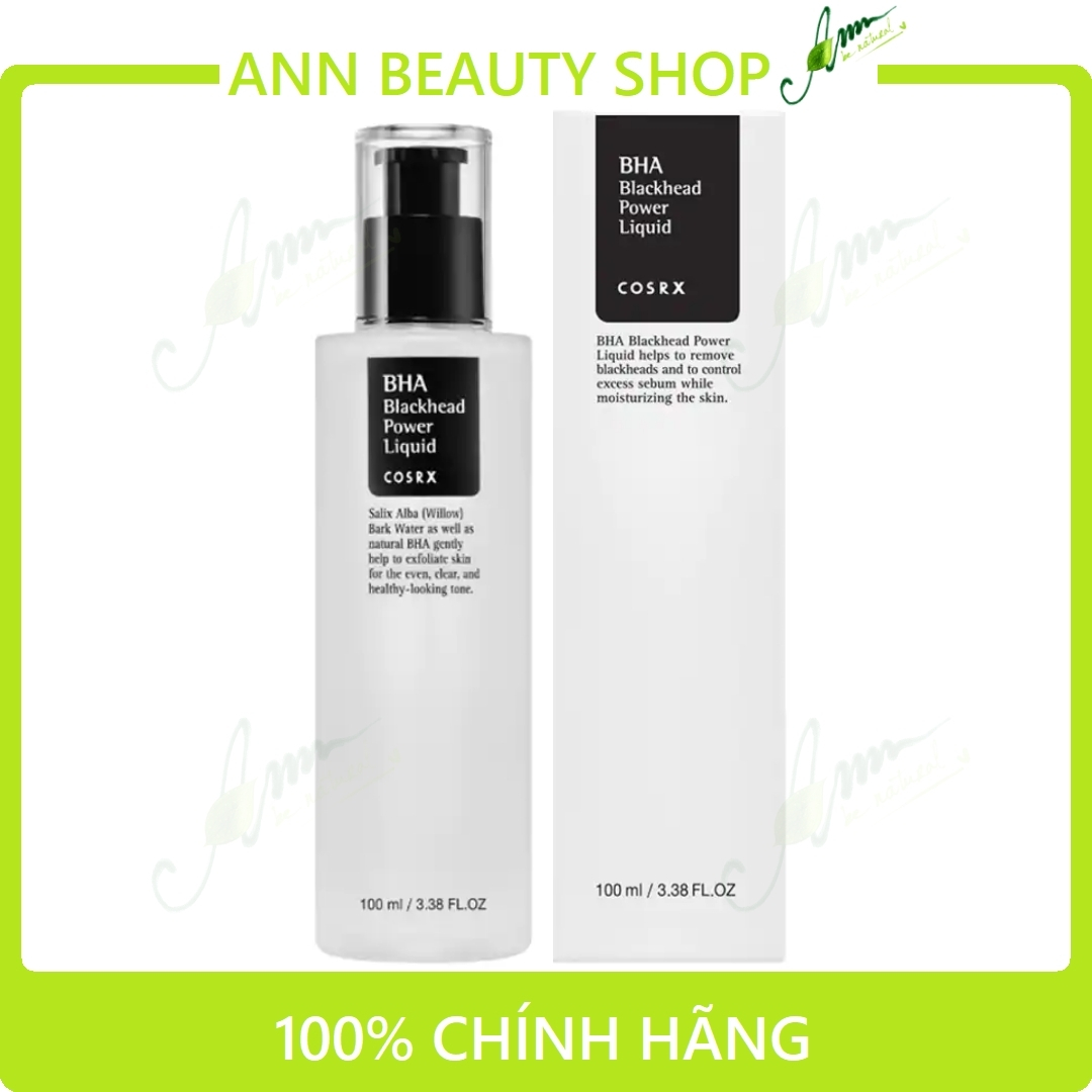Tẩy Da Chết Hóa Học COSRX BHA Blackhead Power Liquid 100ml