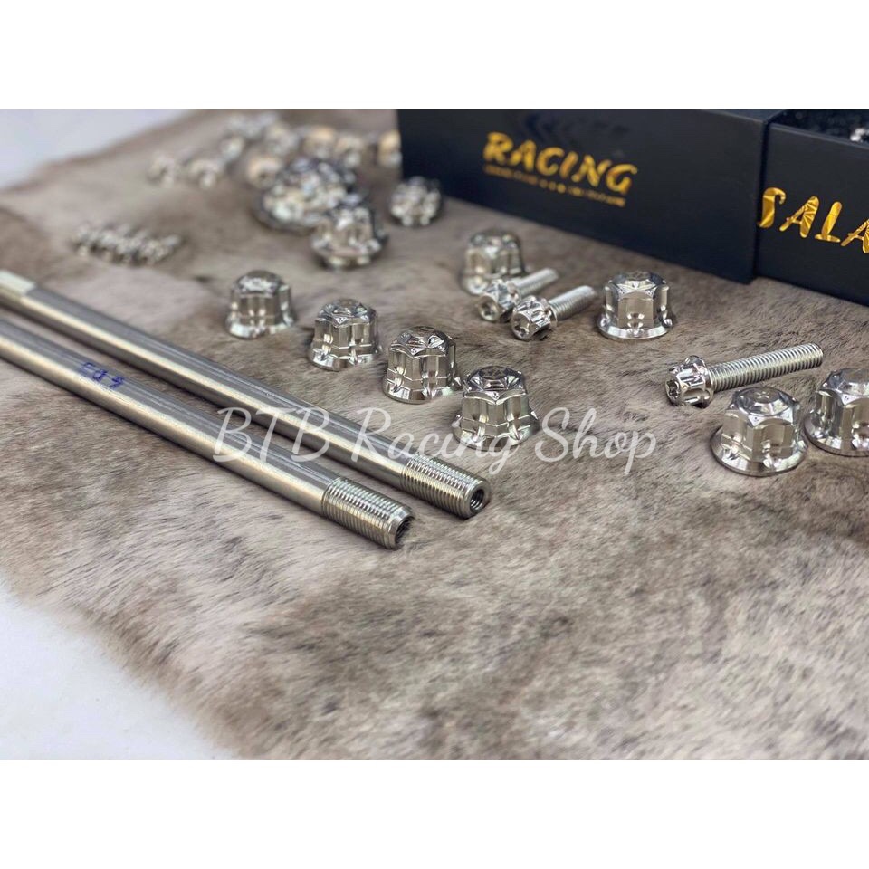 CỐT 12li 210 (cốt + tán + ốc) gắn cốt trước cho xe Sonic, gắn cốt trước xe Raider Fi, gắn cốt trước các dòng Wave