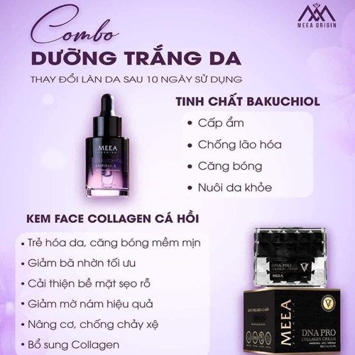 Kem face collagen cá hồi dna pro v2 meea origin