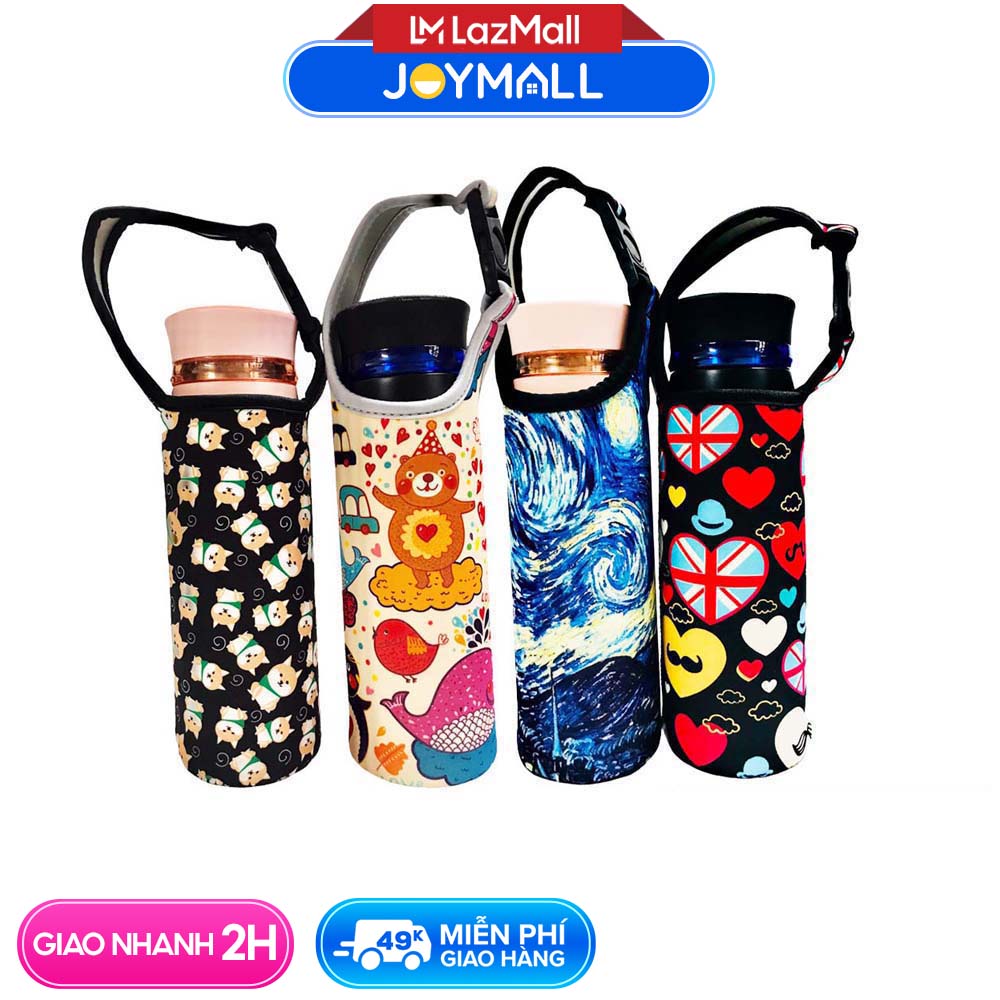 Túi đựng bình giữ nhiệt Lock&Lock ngộ nghĩnh dễ thương dành cho bình dưới 600ml LHC4131, LHC1430, LHC1473, LHC4227 - JoyMall