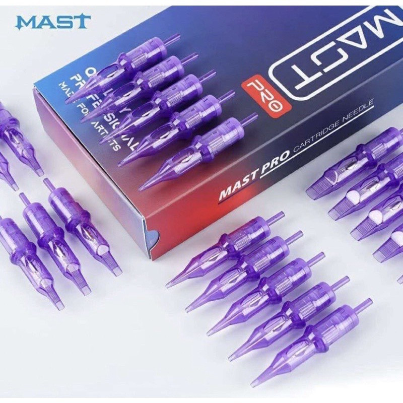 Kim Pen Mast Pro Tím Chính Hãng, Kim Đạn Pen Tím Phun Xăm