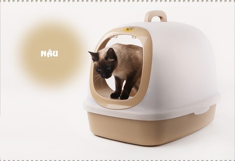 HP- Nhà vệ sinh cho mèo Size lớn  tặng kèm xẻng  / nha