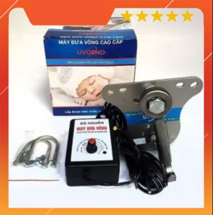 Máy đưa võng tự động cho bé livorno - máy đưa võng cho trẻ hàng cao cấp sức đưa lên đến 85kg - bảo hành 12 tháng