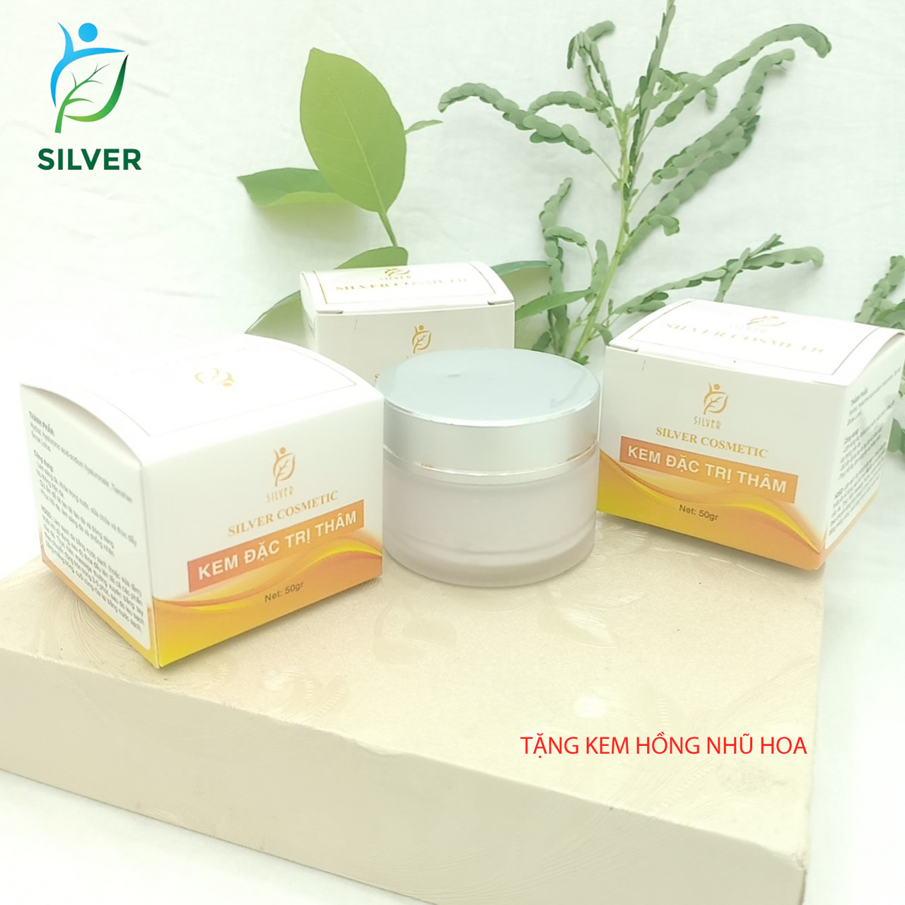 Kem đặc trị thâm nách thâm môi thâm đầu gối silver mẫu mới 2021