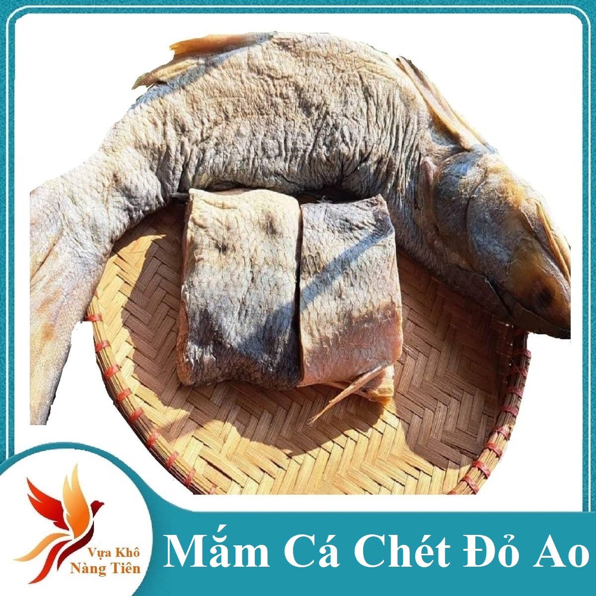 1 kg Mắm Khô Cá Chét Hương- Cá Chét Muối Dùi Thơm mỚi