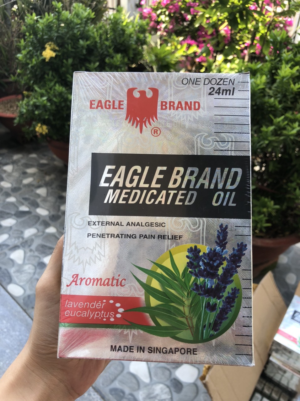 Dầu gió trắng con ó mỹ eagle brand medicated oil 24ml mỹ