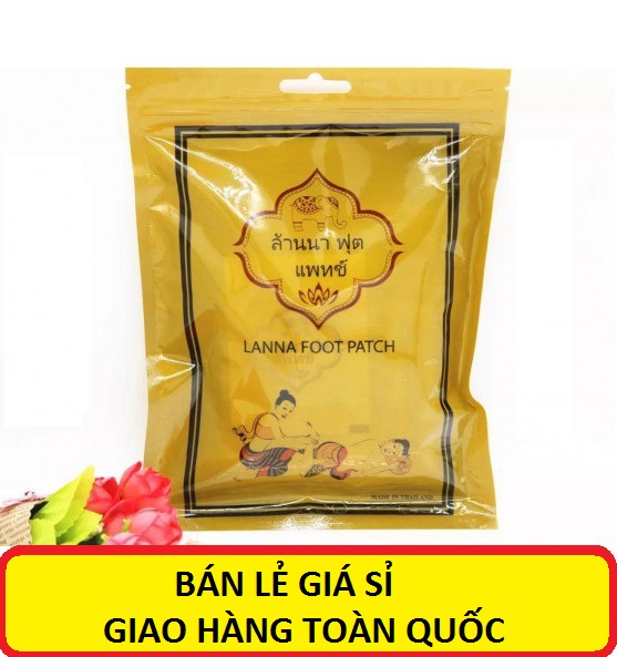 [CHUYÊN SỈ] Miếng Dán Thải Độc Chân LANA FOOT MATCH Thái Lan