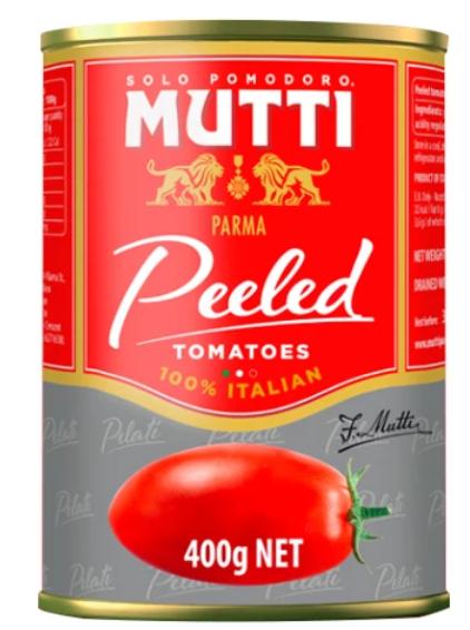 Cà chua lột vỏ Mutti Peeled Tomatoes 400g