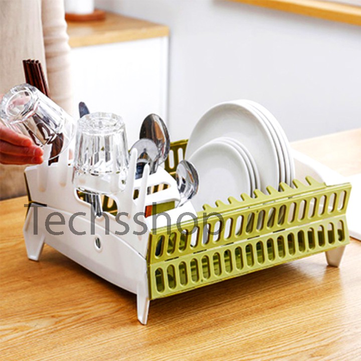 Rổ úp chén bát dĩa ly gấp gọn đa năng - Rổ đựng trái cây xếp gọn - Đồ dùng nhà bếp