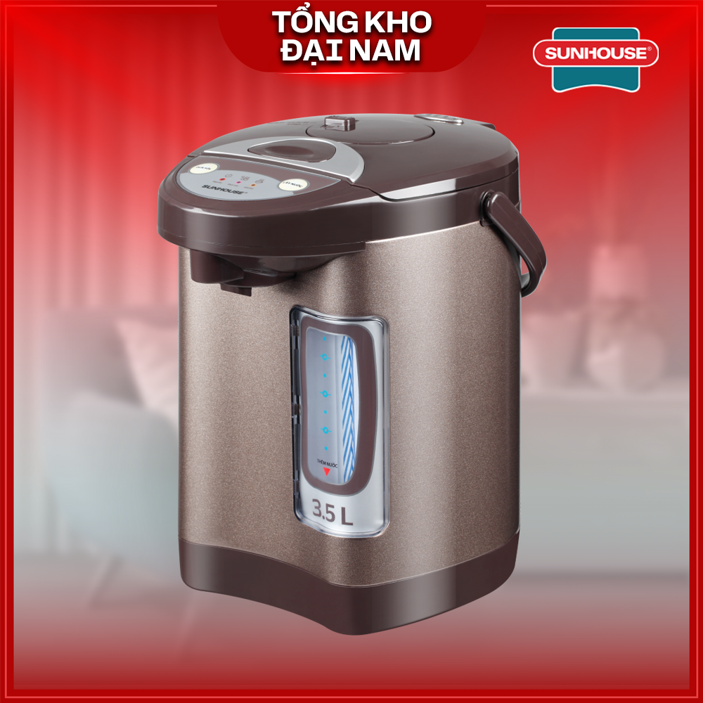 Bình thủy điện 3.5l sunhouse shd1535c - bảo hành 12 tháng