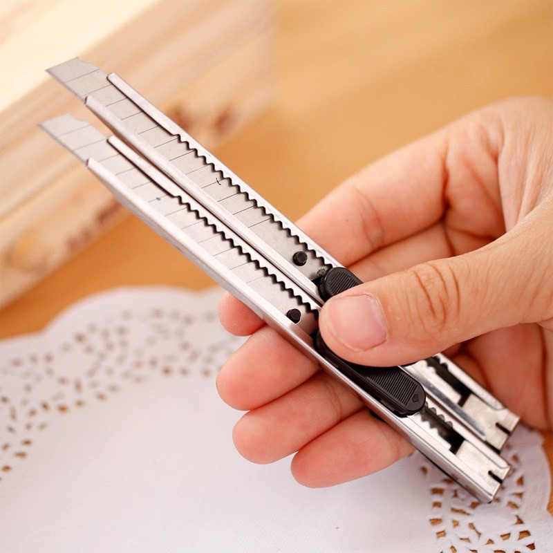 Dao rọc giấy mini nhỏ gọn, dao rọc giấy văn phòng loại 1