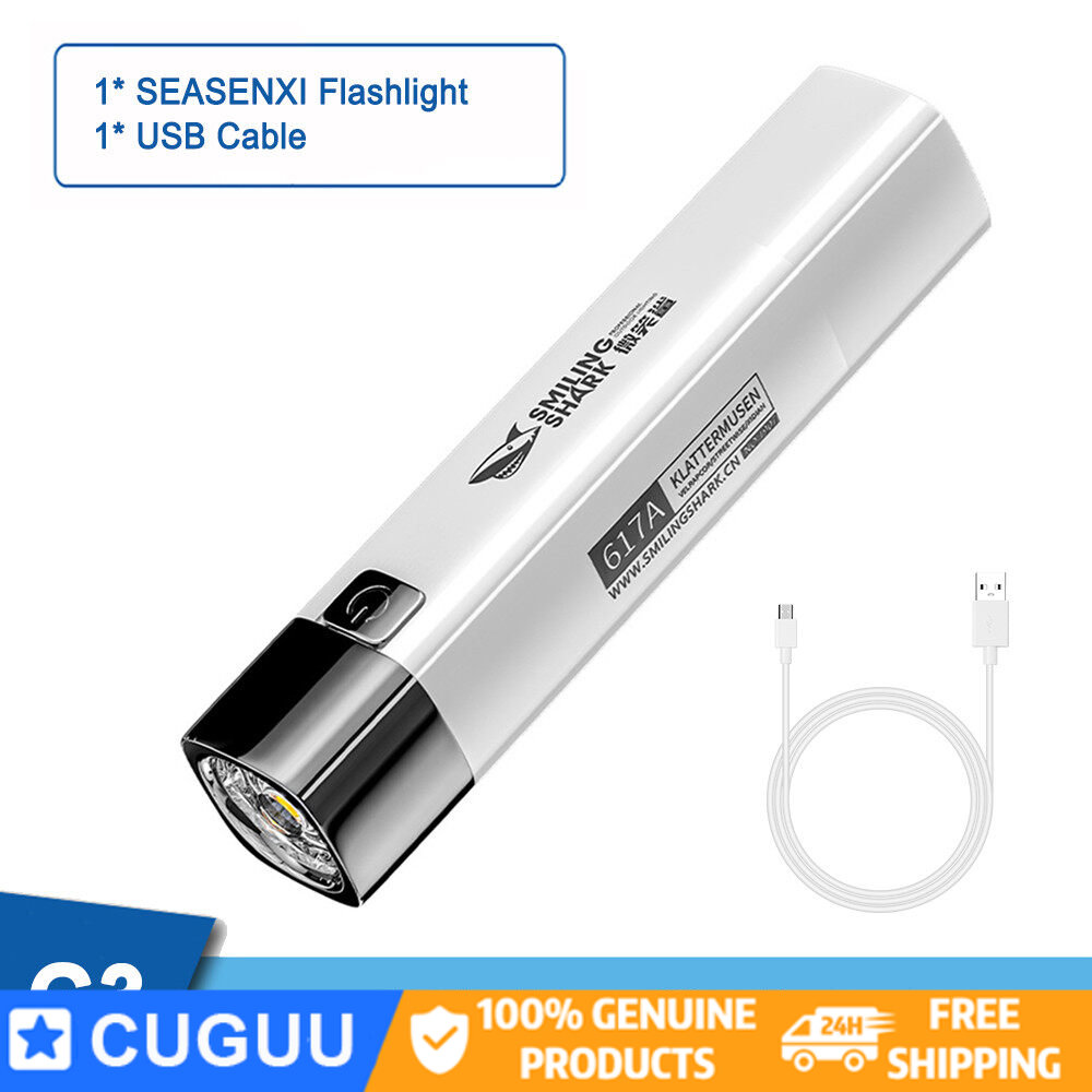 Đèn Pin LED Mini Sạc Lại USB Chính Hãng Đèn Pin IPX