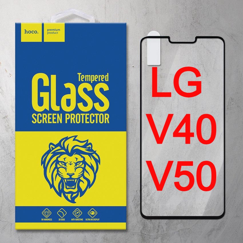 Kính cường lực hoco.tw cho lg v50, lg v40 thinq keo viền cong 3d theo màn hình