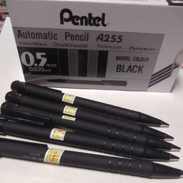 Bút chì kim bấm Nhật Pentel A255 0.5mm chính hãng, thích hợp cho giới văn phòng Nhập Khẩu Từ Nhật Bản(1/C)