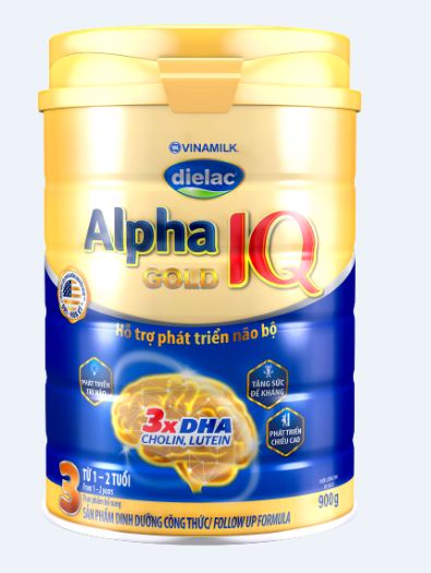 Sữa bột Dielac Alpha Gold IQ 3 900g date cuối năm 2024