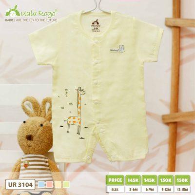 Body cộc tay vải xô 2 lớp - ur 3104 - uala rogo