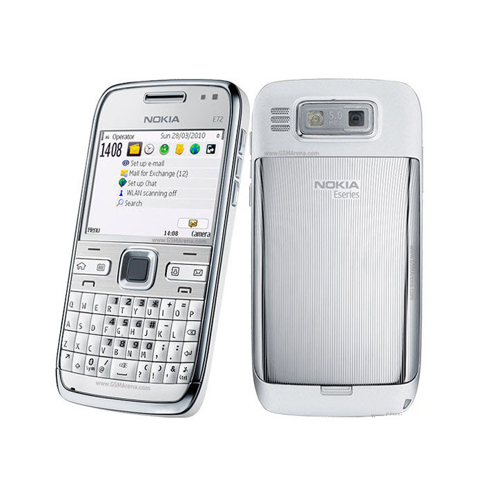 Điện thoại nokia e72 màu trắng bảo hành 1 đổi 1