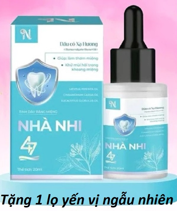 TẶNG 1 LỌ YẾN - Serum Khử Mùi Hôi Miệng Nhà Nhi 47 Hỗ trợ Làm sạch Miệng Cho Hơi Thở Thơm Mát (20gr/lọ)