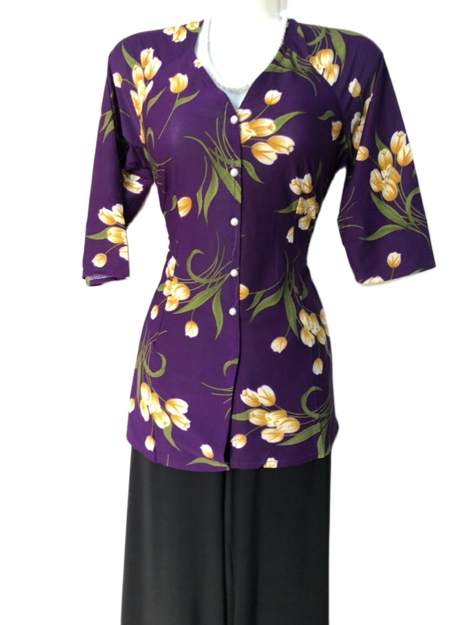 áo bà ba bông nhiều họa tiết size 1(M)40-50KG mặc vừa