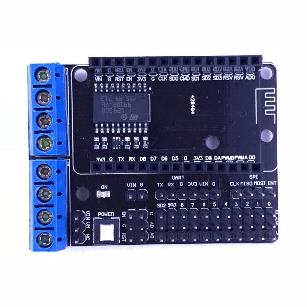 Nodemcu esp8266 lua expand board + motor driver l293d-th271