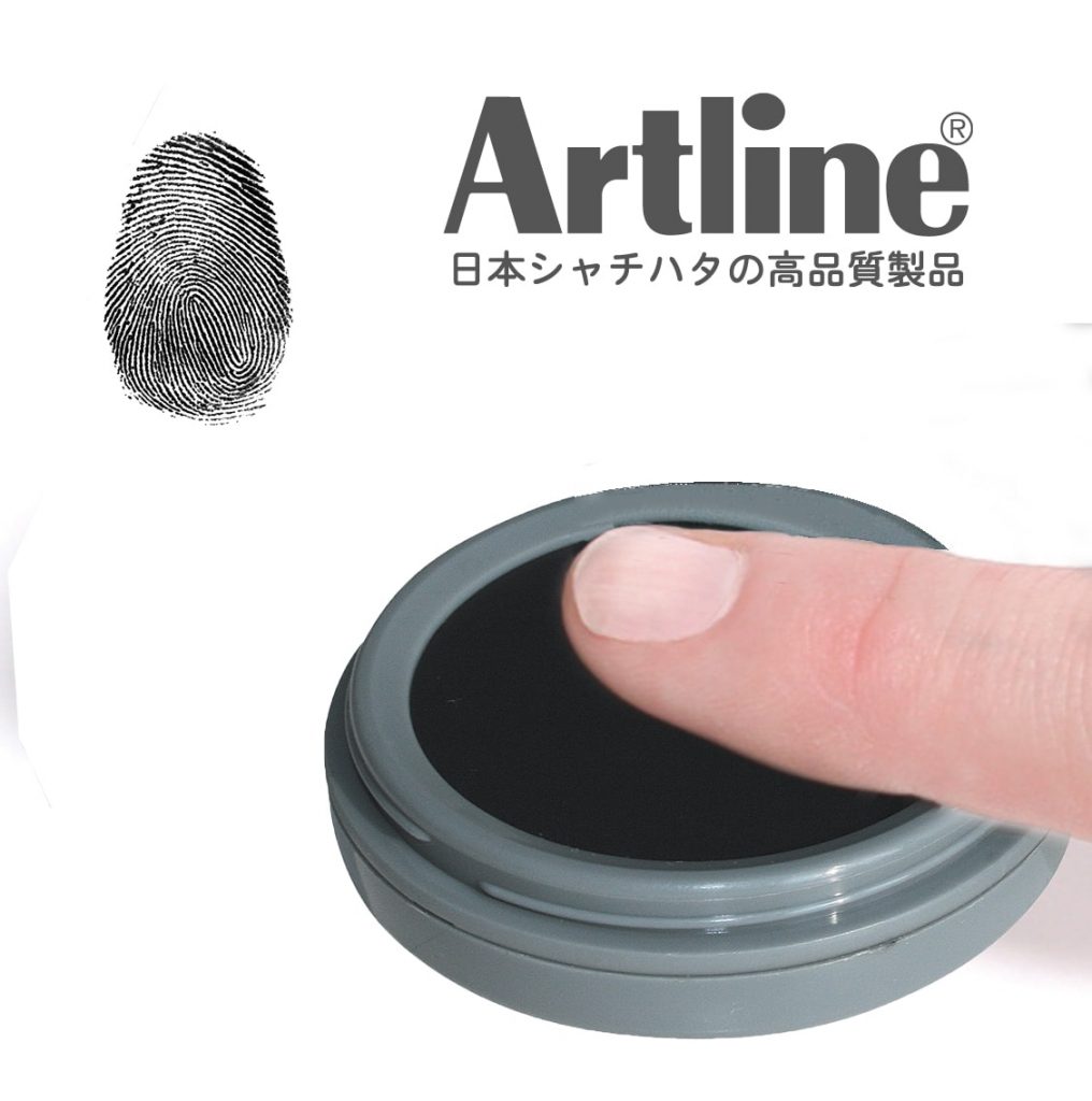 Khay mực lăn tay cao cấp Artline EFP-40, dễ dàng lau sạch mực
