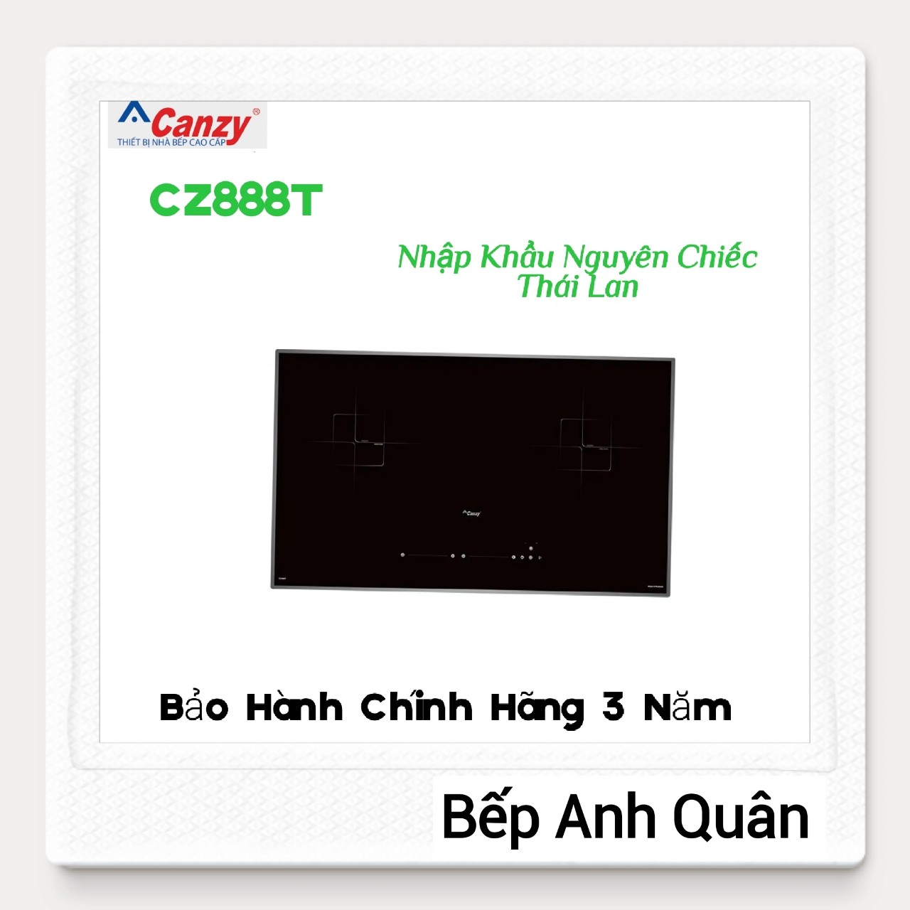 Bếp từ đôi inverter nhập khẩu thái lan canzy cz888t