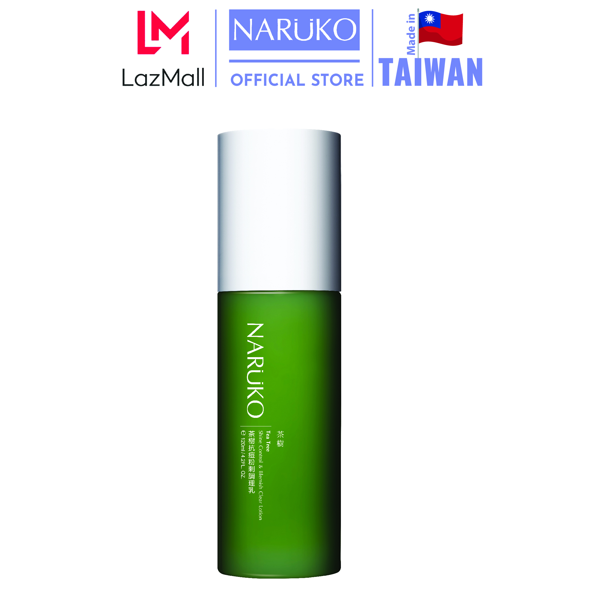 Naruko lotion trà tràm 120 ml - Naruko Tea Tree Shine Control and Blemish Clear Lotion 120 ml