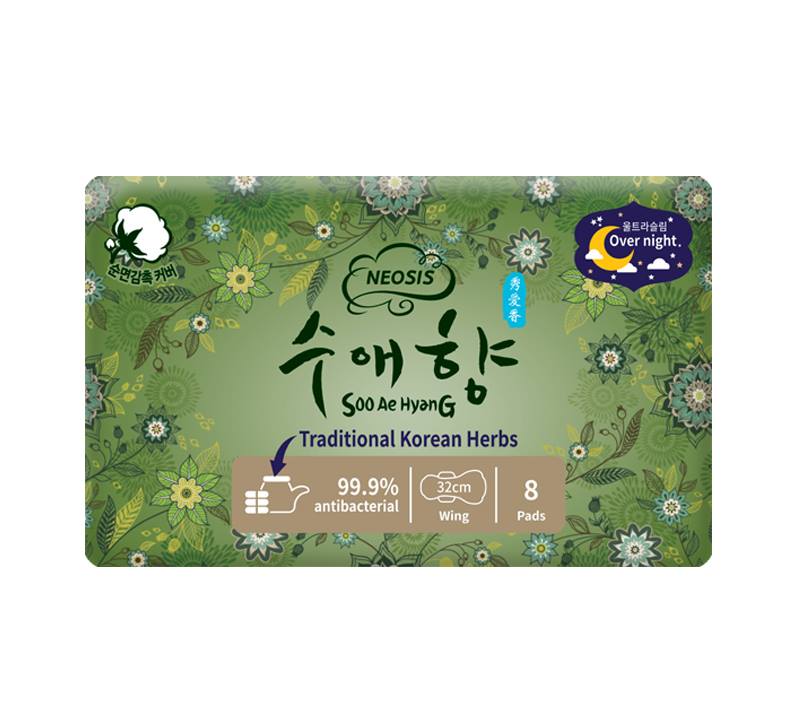 Băng vệ sinh hữu cơ neosis sooaehyang ban đêm - 32cm- 10 miếng/gói