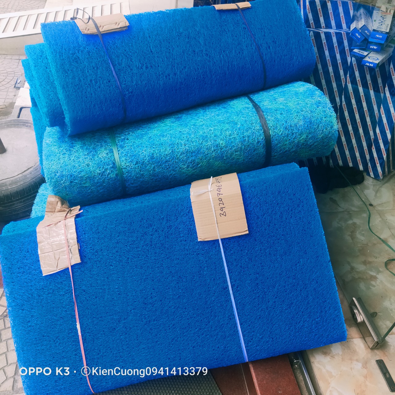[ Giảm Phí Ship ] Tấm bùi nhùi Jmat vật liệu lọc nước bể cá cảnh tấm 100 cm X 200cm X 4 cm