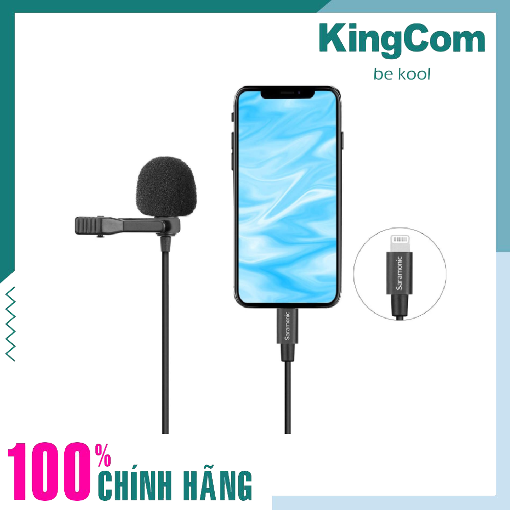 Mic thu âm saramonic lavmicro u1a, cổng lighning dùng cho thiết bị ios