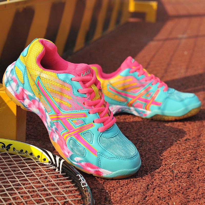 Giày Tennis Chuyên Nghiệp, Giày Tập Thi Đấu Toàn Diện, Giày Thể Thao Đôi Nam Nữ Thoáng Khí Chống Trượt Chống Mài Mòn
