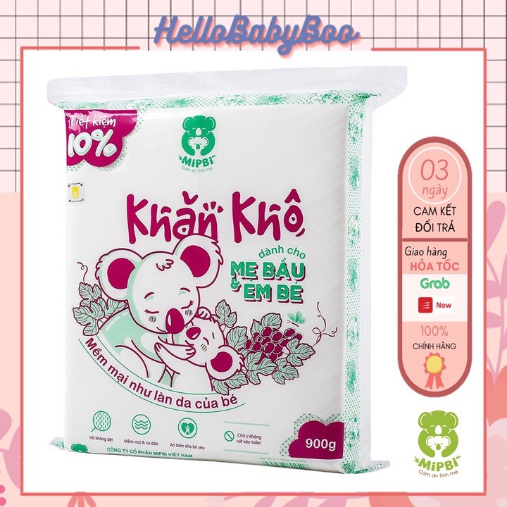 Khăn khô đa năng mipbi 900g