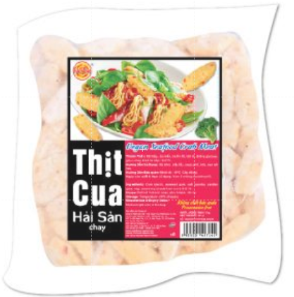 Thịt cua hải sản chay âu lạc 200g