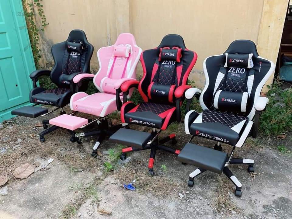 Ghế Gaming Extreme Zero S+ có gác chân - Ghế học tập, làm việc, chơi game