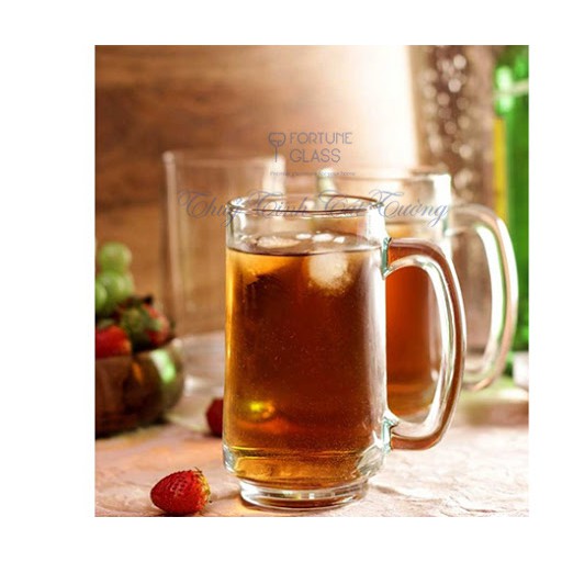 [Đại Lý Ocean] Bộ 6 Cốc Ly Uống Bia Thủy Tinh Có Quai Tay Cầm Đẹp Ocean P00140 – 357ml Đẹp Giá Rẻ