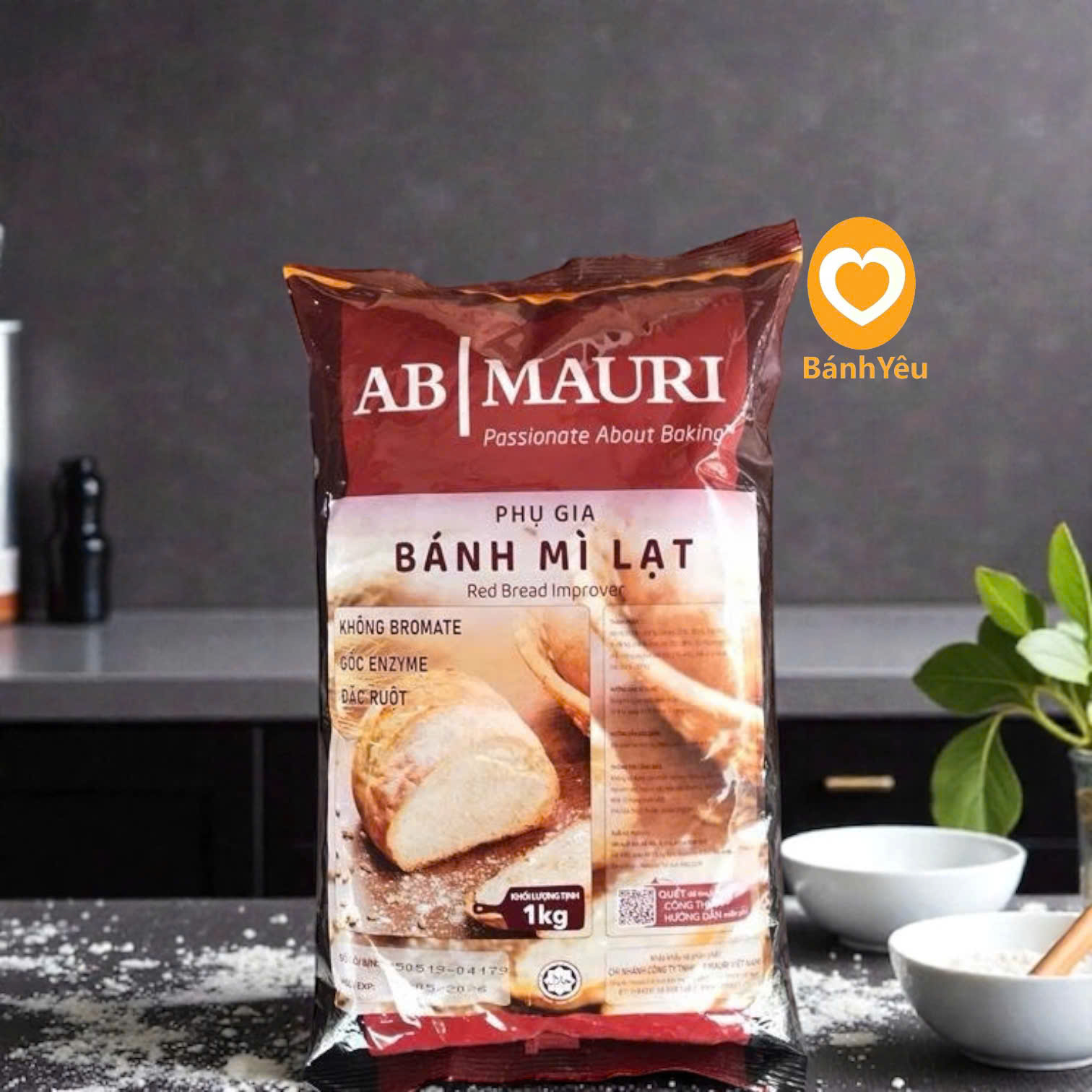 🍞 Phụ Gia Bánh Mì Lạt AB Mauri – Gói 1kg