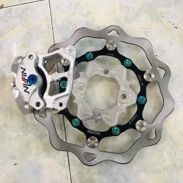 [HCM]Combo Dĩa Brembo Luôn Heo Nisin Pass Nhôm Cho Mọi Dòng Xe