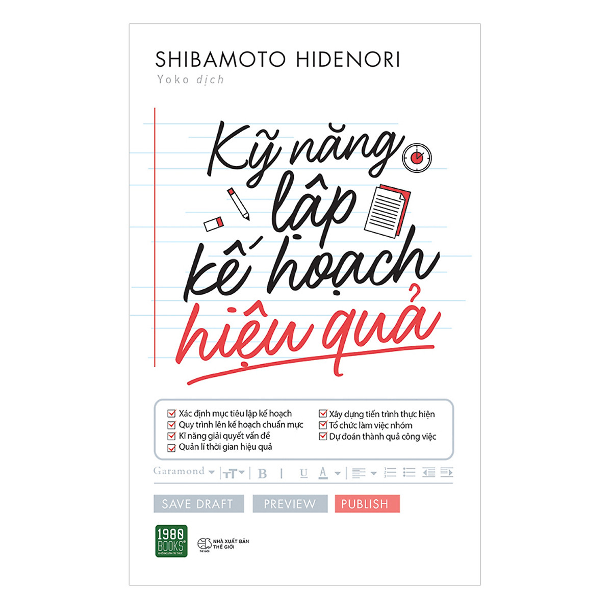 Kỹ năng lập kế hoạch hiệu quả - nhà sách vĩnh thụy