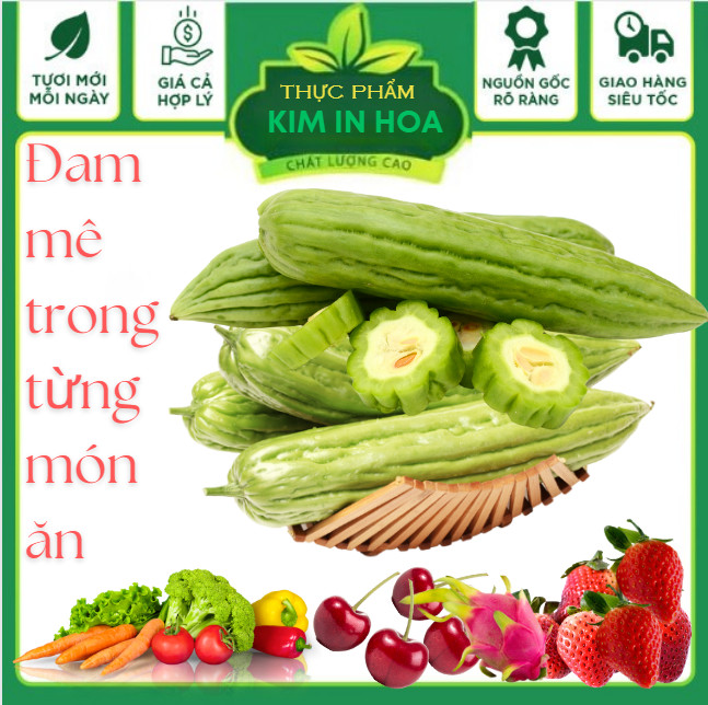 Trái khổ qua, mướp đắng tươi dùng để nấu canh, xào trứng
