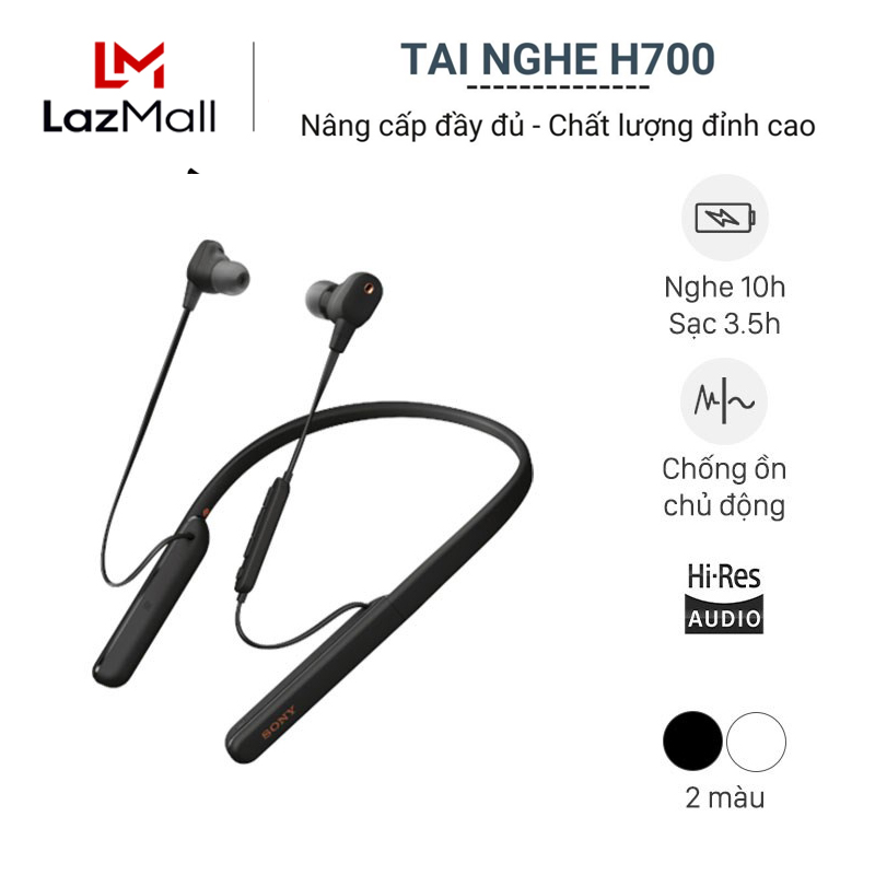 Tai nghe chất lượng cao | tai nghe sony tai nghe bluetooth nhét tai sony wi-h700,tai nghe thể thao choàng cổ siêu bass sony tf có khe cắm thẻ nhớ có míc dùng cho ios và androi