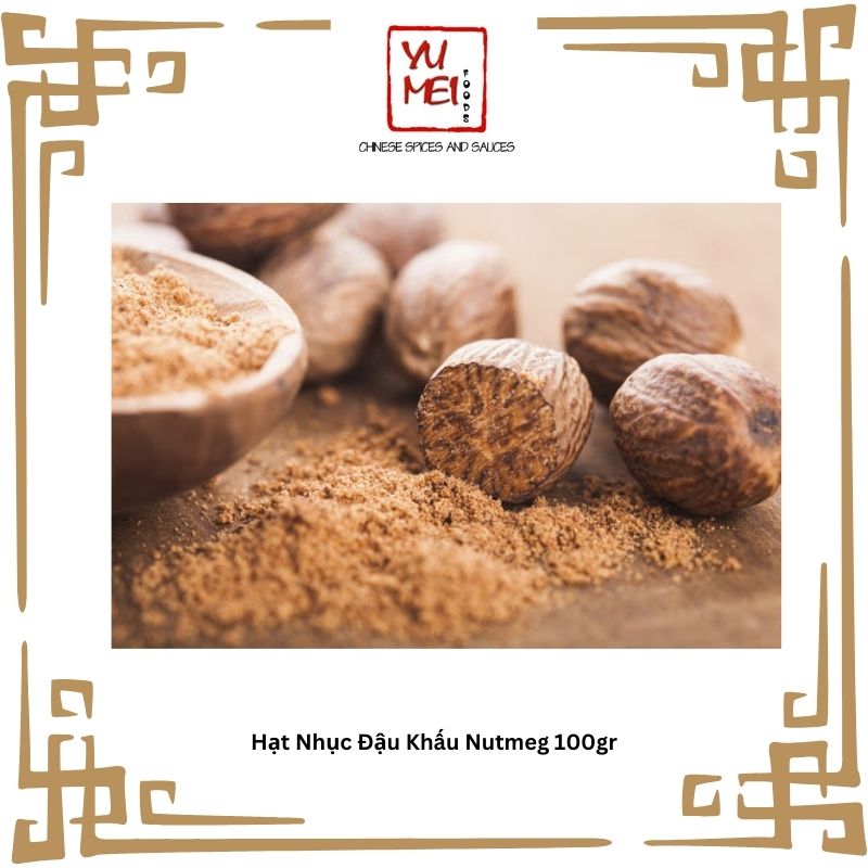 Hạt Nhục Đậu Khấu Nutmeg 100gr Chế Biến Món Ăn