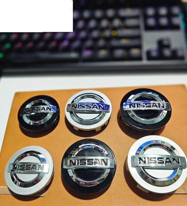 Logo chụp mâm, ốp lazang bánh xe Nissan Sunny, Terra, X-Trail, Teana... - Đây là hàng thay thế